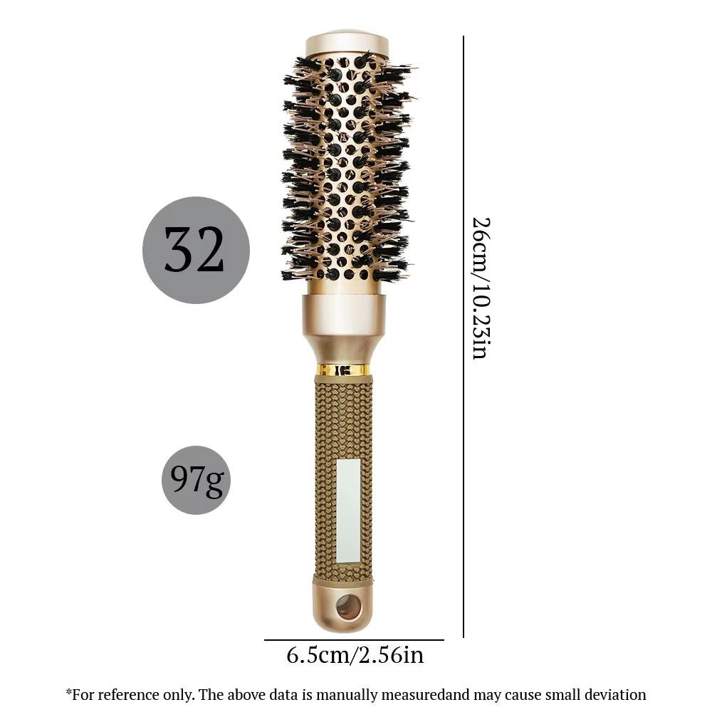 SilkyStrands™ Aluminum Barrel Hair Curling Brush - Silky Strands