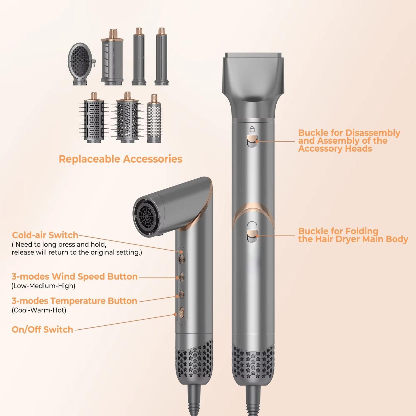 SilkyStrands™ 8-in-1 Professional Hair Styler - Silky Strands