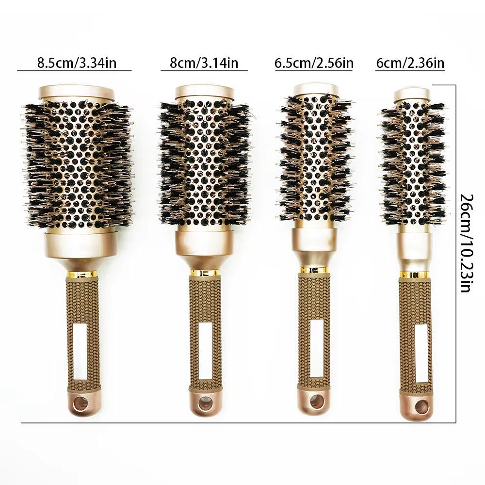 SilkyStrands™ Aluminum Barrel Hair Curling Brush - Silky Strands