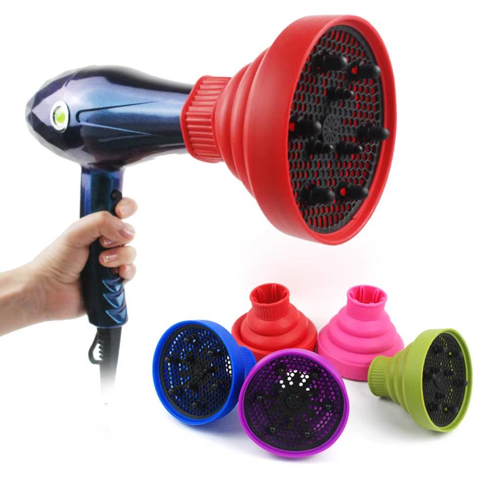 SilkyStrands™ Foldable Silicone Hairdryer Diffuser - Silky Strands