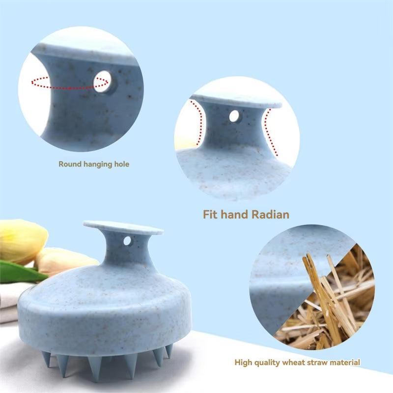 Silicone Scalp Massage Shampoo Brush - Silky Strands