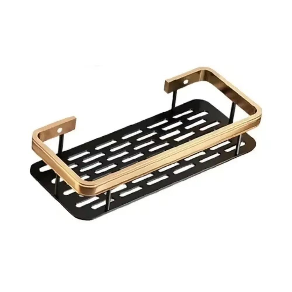 SilkyStrands™ LuxeSpace 2-Tier Wall Shelf - Silky Strands
