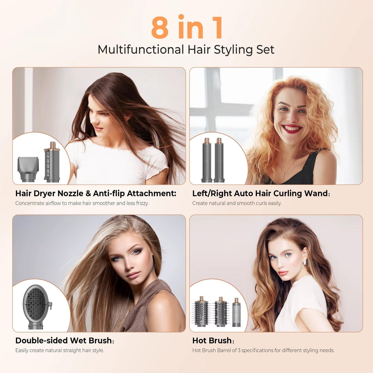 SilkyStrands™ 8-in-1 Professional Hair Styler - Silky Strands