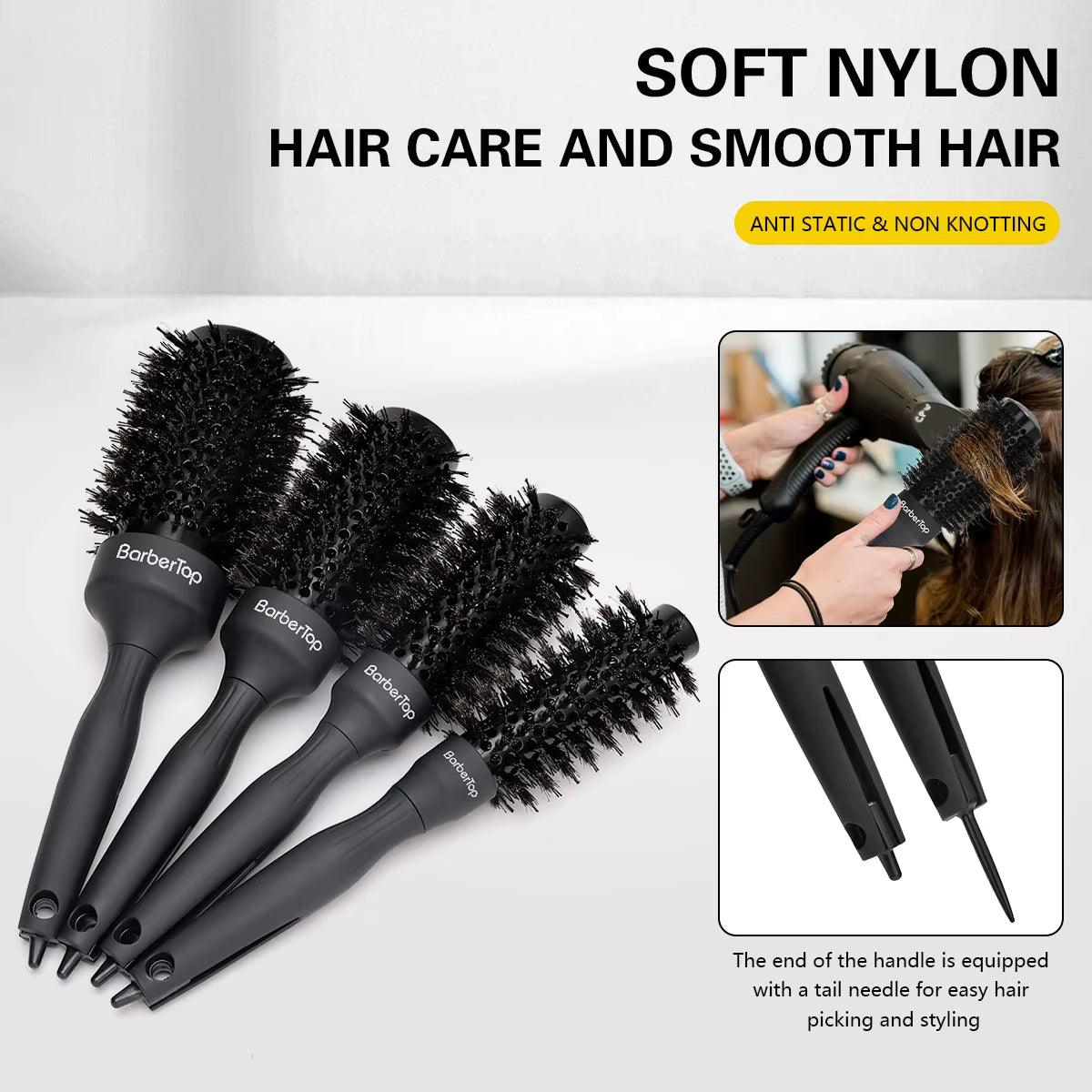 SilkyStrands™ BarberTop Curl & Style Brush - Silky Strands