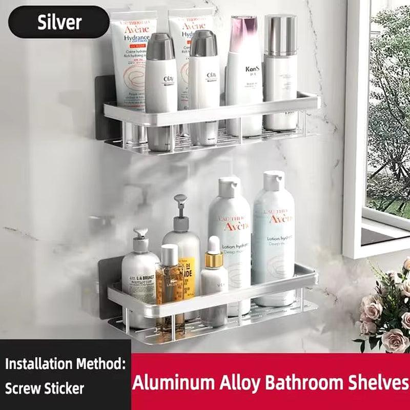 SilkyStrands™ LuxeSpace 2-Tier Wall Shelf - Silky Strands
