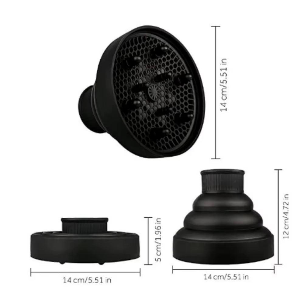 SilkyStrands™ Foldable Silicone Hairdryer Diffuser - Silky Strands