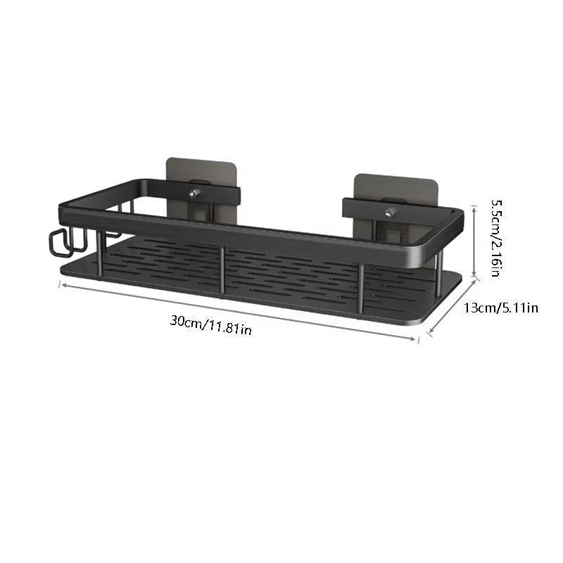 SilkyStrands™ LuxeSpace 2-Tier Wall Shelf - Silky Strands