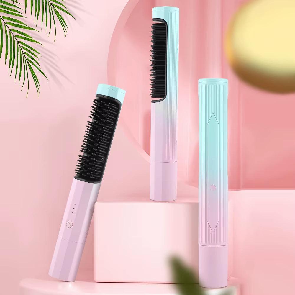 SilkyStrands™ DualStyle Cordless Straightener & Curler - Silky Strands