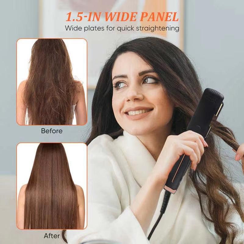 SilkyStrands™ ProStyle 2-in-1 Ceramic Flat Iron - Silky Strands