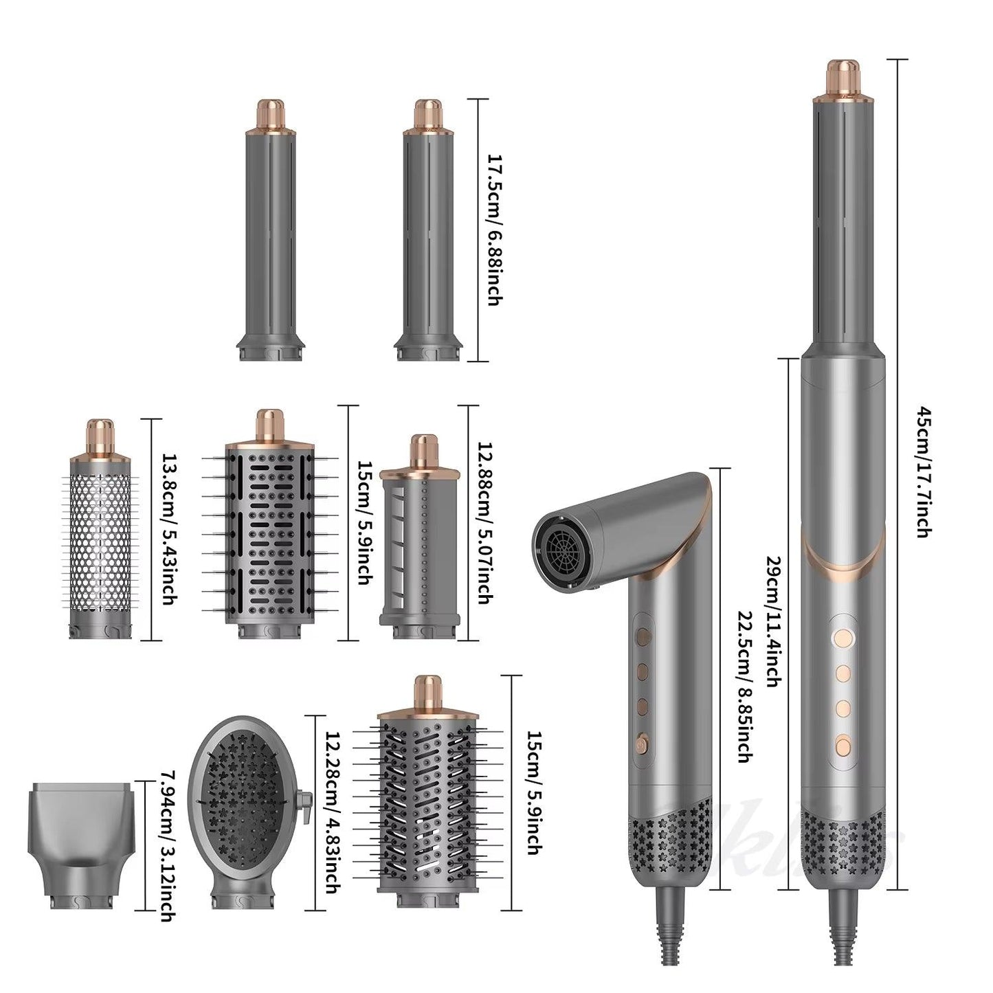 SilkyStrands™ 8-in-1 Professional Hair Styler - Silky Strands