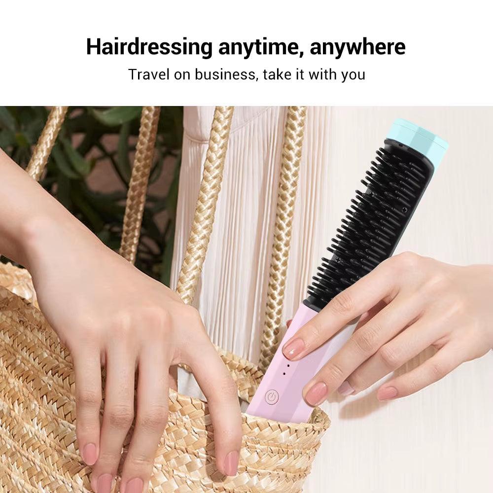SilkyStrands™ DualStyle Cordless Straightener & Curler - Silky Strands