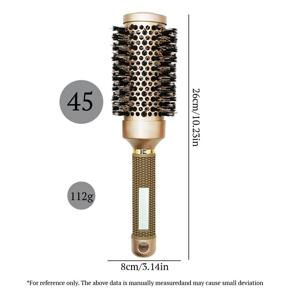 SilkyStrands™ Aluminum Barrel Hair Curling Brush - Silky Strands