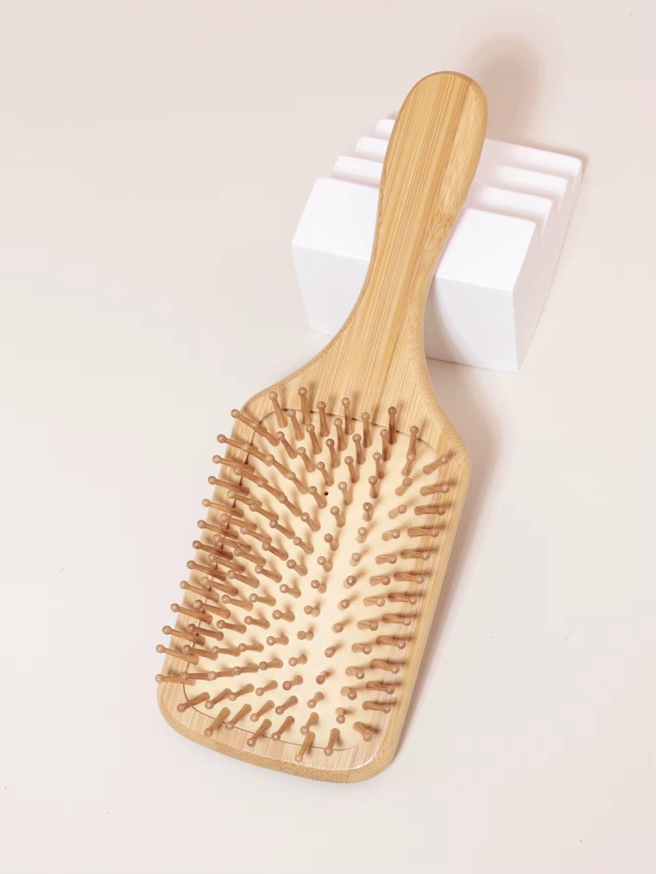 SilkyStrands™ Natural Wooden Hair Comb - Healthy Scalp & Hair Care - Silky Strands