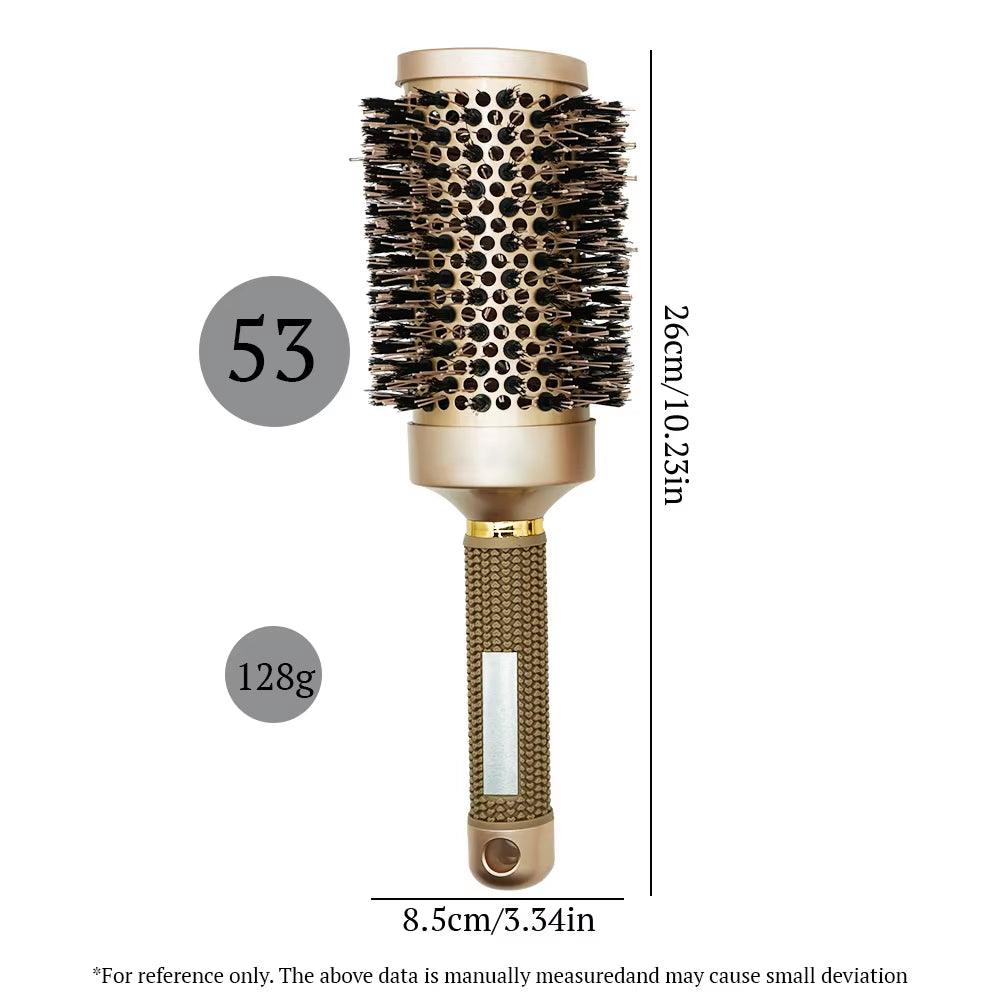SilkyStrands™ Aluminum Barrel Hair Curling Brush - Silky Strands