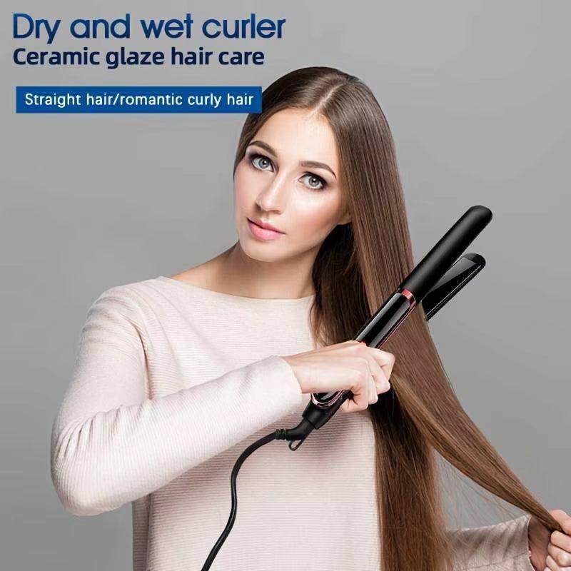 SilkyStrands™ ProFlex 2-in-1 Ceramic Hair Straightener & Curler - Silky Strands