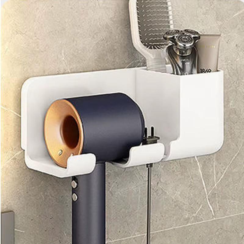 SilkyStrands™ Wall-Mounted Hair Dryer Rack - Silky Strands