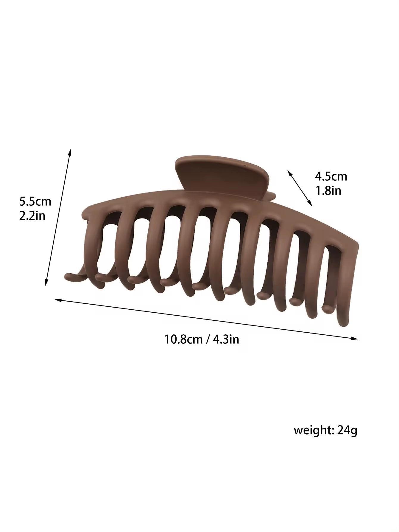 SilkyStrands™ Luxe Matte Claw Clip Set (4-Pack) - Silky Strands