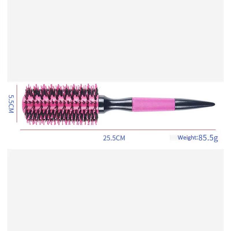 SilkyStrands™ Professional Fluff & Curl Boar Bristle Styling Brush - Silky Strands
