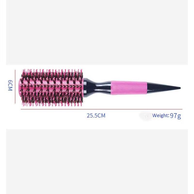 SilkyStrands™ Professional Fluff & Curl Boar Bristle Styling Brush - Silky Strands