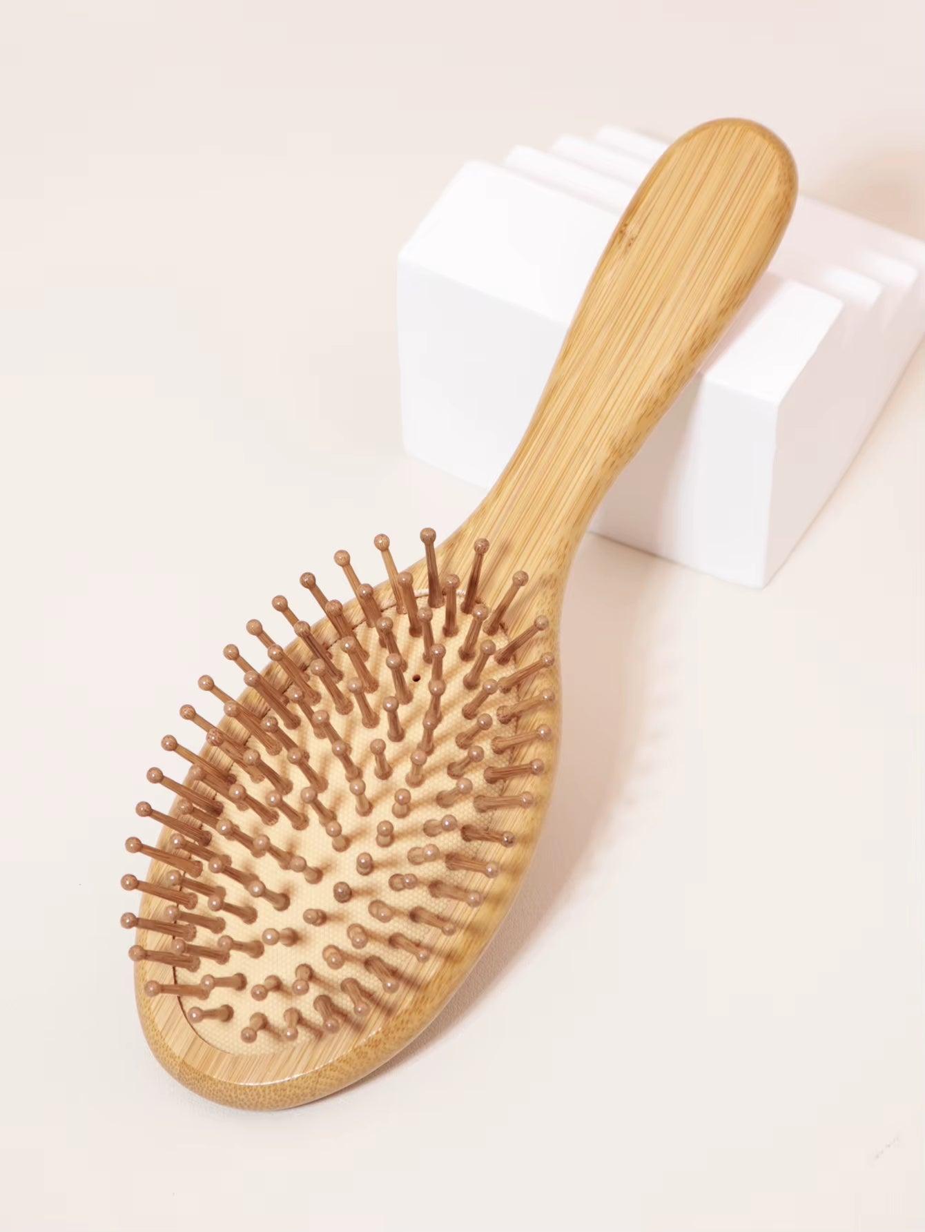 1Pcs Natural Wooden Hair Comb Hair Loss Scalp Massage Hair Brush Hair Care Healthy Bamboo Comb