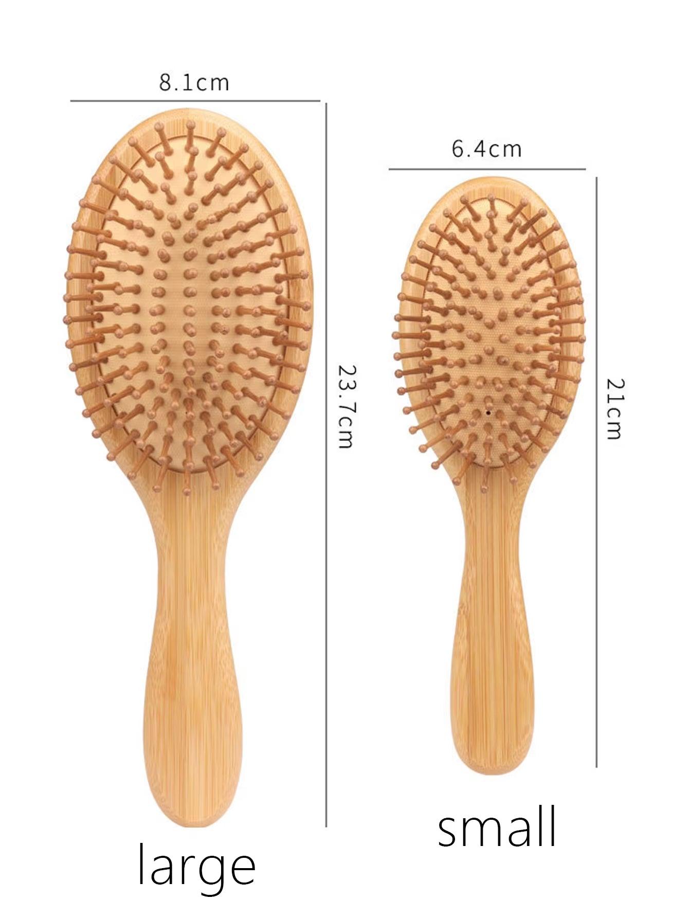 1Pcs Natural Wooden Hair Comb Hair Loss Scalp Massage Hair Brush Hair Care Healthy Bamboo Comb