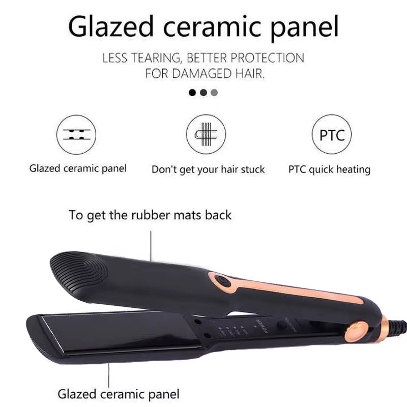 SilkyStrands™ ProStyle 2-in-1 Ceramic Flat Iron