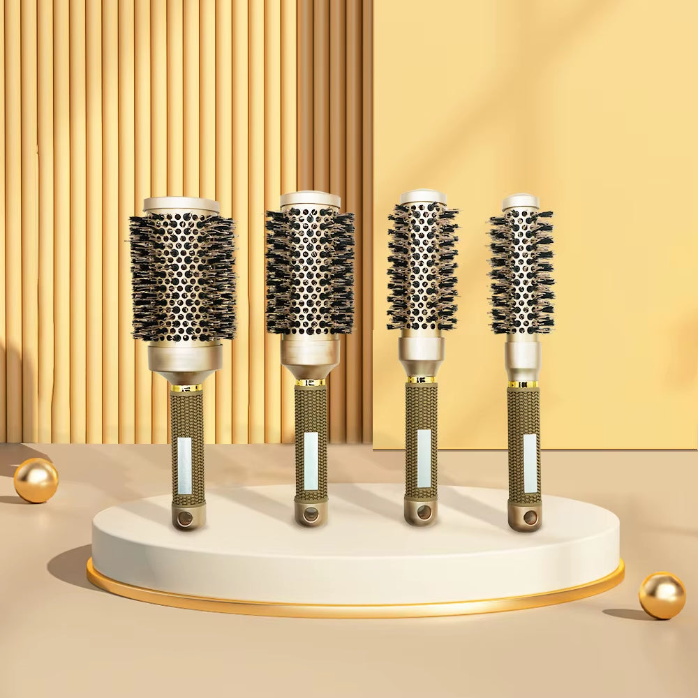 SilkyStrands™  Aluminum Barrel Hair Curling Brush