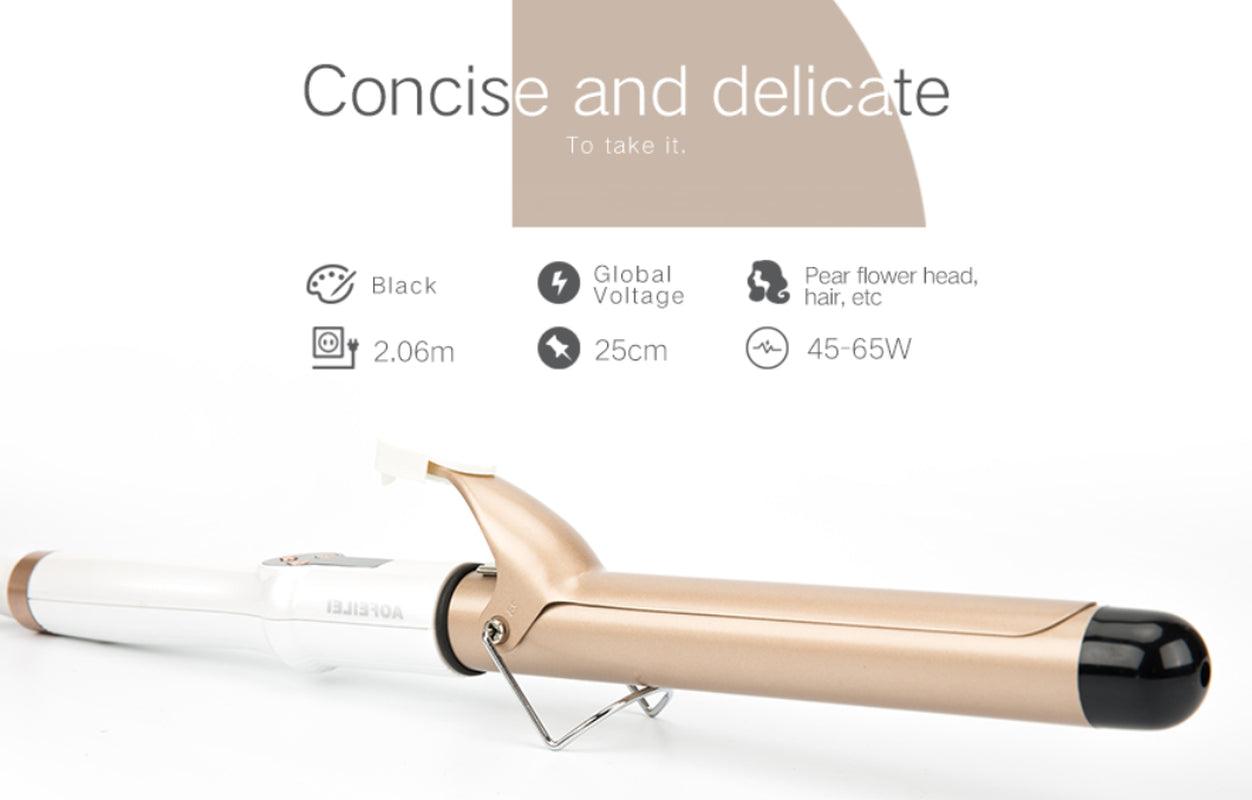 SilkyStrands™ CurlCraft LCD Precision Styler