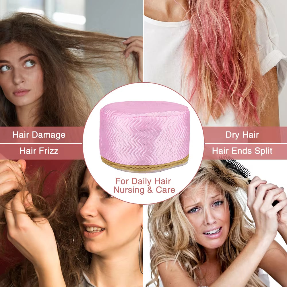 SilkyStrands™ ThermalCare Hair Steamer Cap