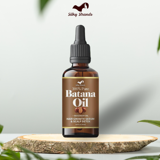 SilkyStrands™ Batana Hair Growth Serum – Revive & Regrow Naturally