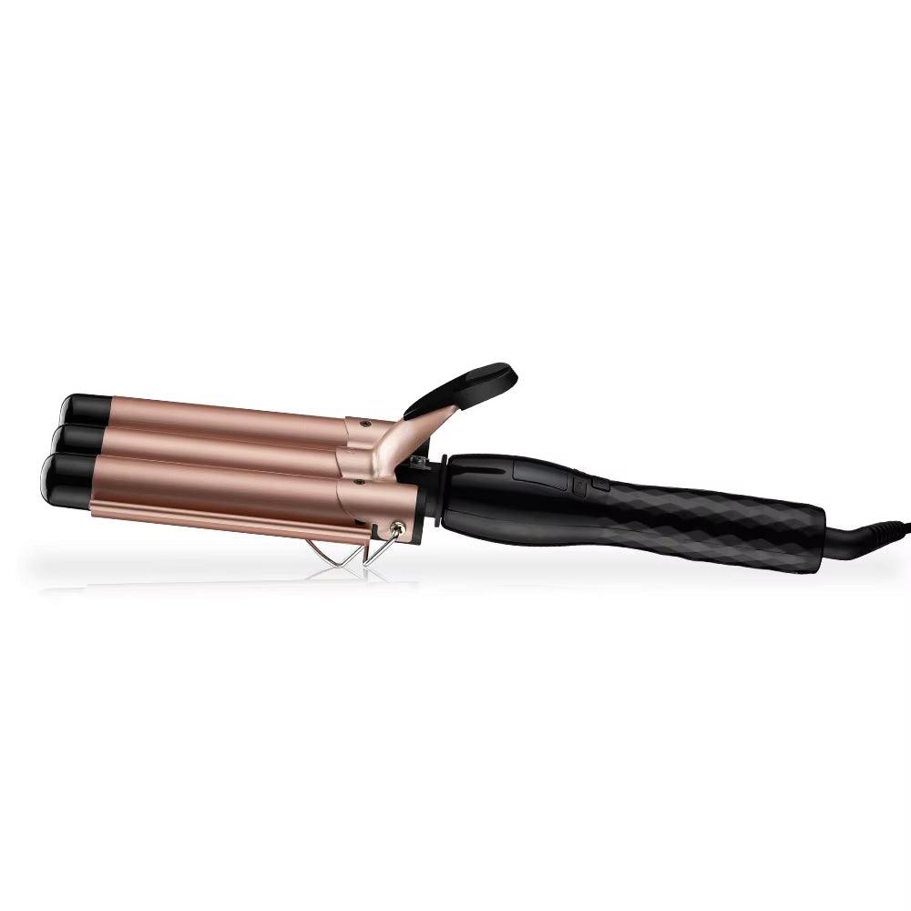 SilkyStrands™ TripleWave Pro - 3-Barrel Hair Curler