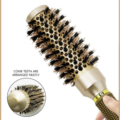 SilkyStrands™  Aluminum Barrel Hair Curling Brush