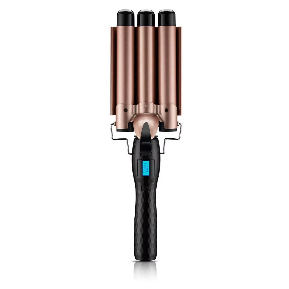 SilkyStrands™ TripleWave Pro - 3-Barrel Hair Curler