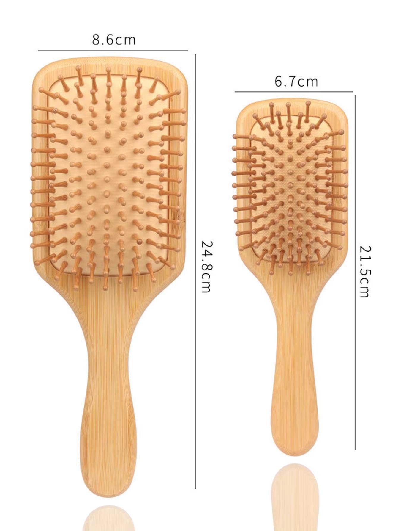 1Pcs Natural Wooden Hair Comb Hair Loss Scalp Massage Hair Brush Hair Care Healthy Bamboo Comb