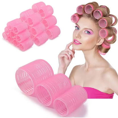 SilkyStrands™ DIY Pink Roller Set